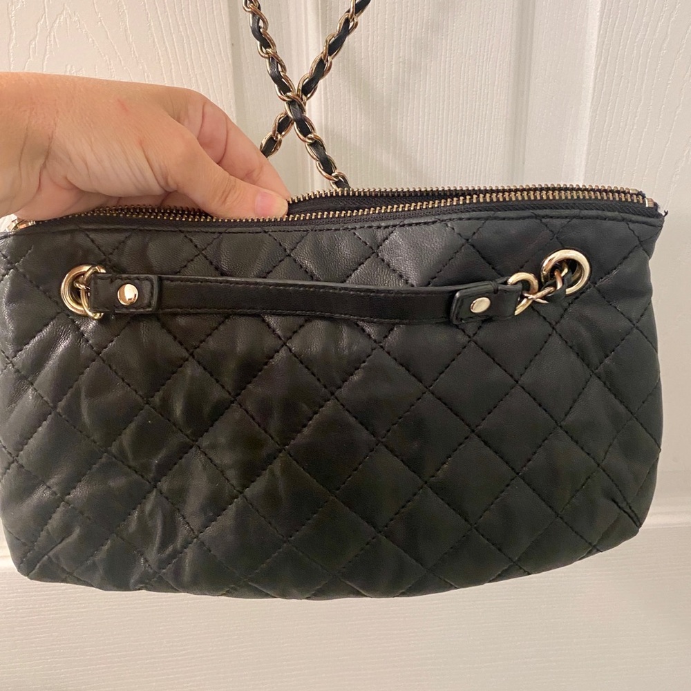 DKNY small black leather bag - Picture 3 of 4